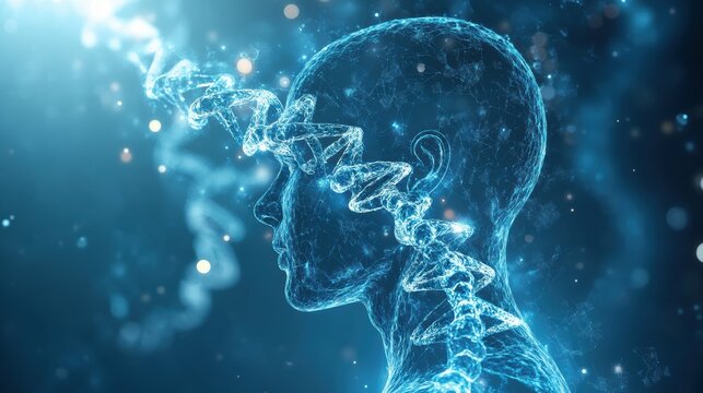 Innovative Medical Revolution: DNA Double Helix Evolves into Personalized Holographic Health Profile