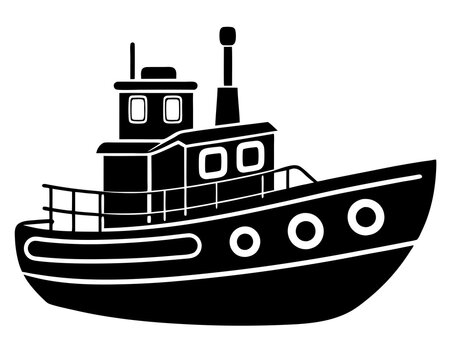 recommend clip art: Tugboat Silhouette, Tug Boat silhouette, Tugboat Clipart, Tugboat Files for Cricut, Tugboat Cut Files For Silhouette
