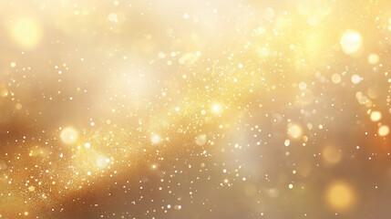 Naklejka premium Abstrakcyjne tło z złotymi błyskotkami tworzy urzekającą atmosferę, w której ciepłe, metaliczne odcienie przenikają się nawzajem.