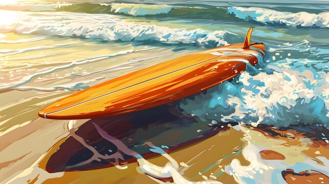 Surfboard Vector Illustration