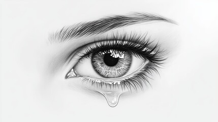 Monochrome Dragon and Dinosaur Eye Tattoo Design: A Realistic Sketch of a Mythical Creature's Pupil for T-Shirt Prints