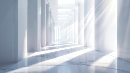 Fototapeta premium a bright white-based webpage background for a digital marketing agency