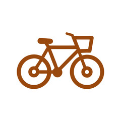 Fototapeta premium bicycle icon with Transparent Background Clipart