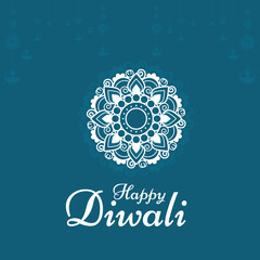 happy Diwali, vector graphic happy Diwali, Diwali greeting card, social media post design, vector file, editable template.