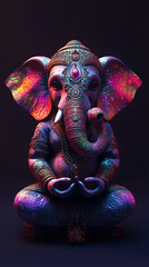 Ganesha, phone wallpaper, the God of Wealth and Success