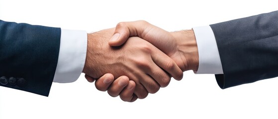 A Firm Handshake Symbolizing a Successful Business Partnership