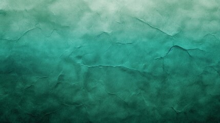 Obraz premium Smooth paper texture featuring an ombre transition from emerald green to a deep teal, suitable for luxurious abstract backgrounds.