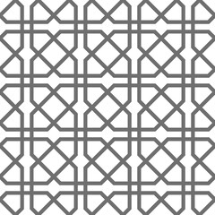 Seamless girih pattern. Traditional Islamic Design. Mosque decoration element. Seamless geometric pattern. Seamless islamic pattern. Background vector illustration. Morocco seamless vector pattern.