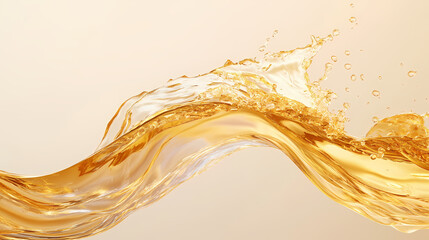 Elegant design of flowing metallic ripple