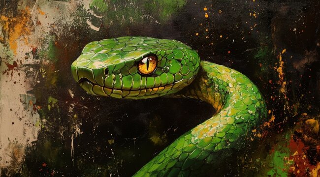 green snake 