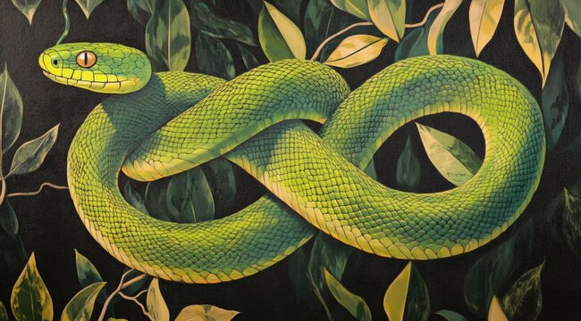 green snake 