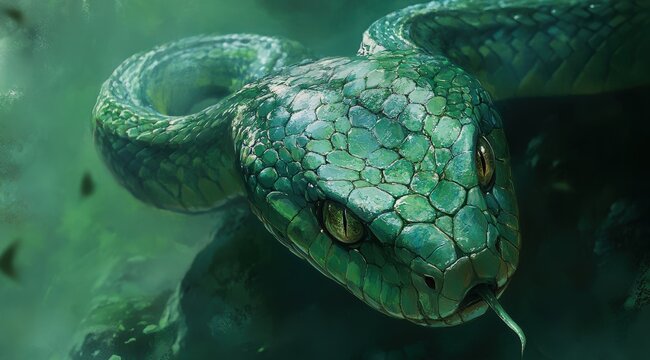 green snake 