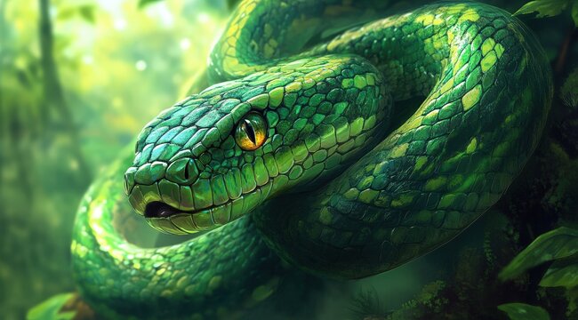green snake 