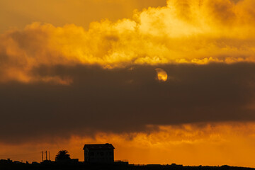 photographs of beautiful landscapes at sunset by the sea