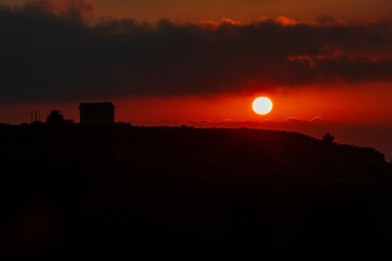 photographs of beautiful landscapes at sunset by the sea