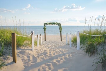 A Wedding Day in Delaware Rehoboth Beach, Wedding Ceremony, Bride and Groom