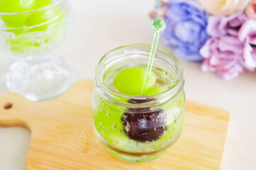 ぶどうの炭酸漬け