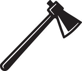 Axe icon silhouette vector illustration