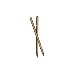 toothpick icon illustration