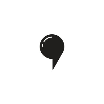 recommend clip art: comma symbol icon illustration