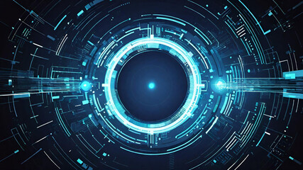 Fototapeta premium Abstract technology background concept.