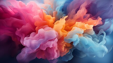 Obraz premium Abstract colorful painted Watercolor Background