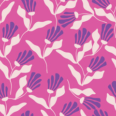 Beautiful Flower Pattern, Floral Seamless Digital Design,Watercolor Textile Allover Abstract Design.On Background