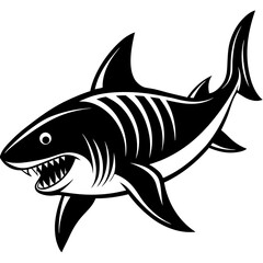 illustration of a shark