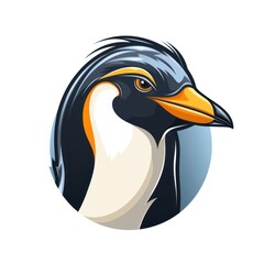 Obraz premium Penguin on white background