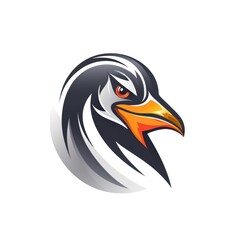 Obraz premium Penguin on white background