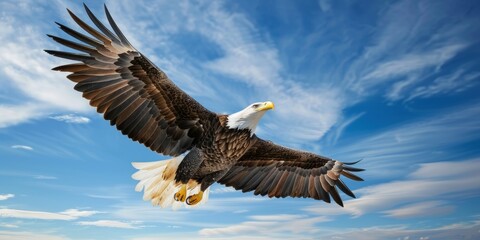 Obraz premium Bald Eagle in Flight
