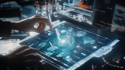 Futuristic Technology Interface