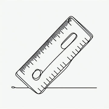 recommend clip art: ruler silhouette thin lines flat 