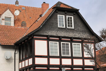 Historisches Fachwerkhaus im Zentrum von Alsfeld in Hessen