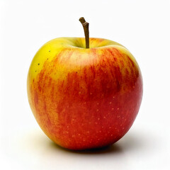Honey Crisp Apple - Fresh Malus Pumila Isolated on White Background