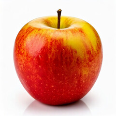 Honey Crisp Apple - Fresh Malus Pumila Isolated on White Background