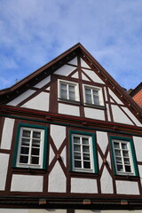 Historisches Fachwerkhaus im Zentrum von Alsfeld in Hessen