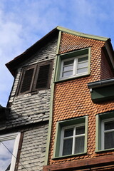 Blick in die Altstadt von Alsfeld in Hessen