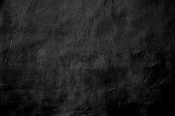 Dark black concrete wall background or texture	
