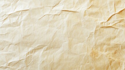 Obraz premium Crumpled brown paper background with texture.