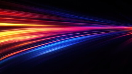 Abstract Light Trails - Motion Blur