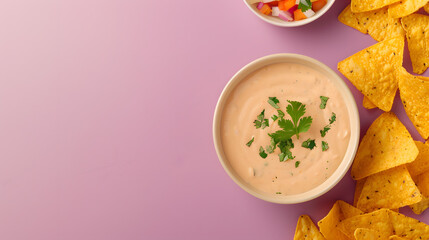 Bowl of Queso | Creamy Cheese Dip Perfect for Dipping and Sharing