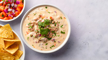 Bowl of Queso | Creamy Cheese Dip Perfect for Dipping and Sharing