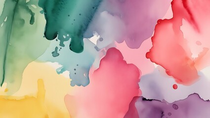Abstract watercolor background. Generative Ai.