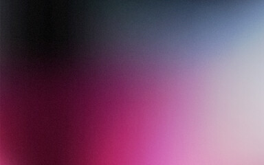 Abstract blue and pink light liquid background. Gradient mesh effect bright color blend. Blurred colorful mix fluid and grain grunge texture gradation, vector noise blur abstract background