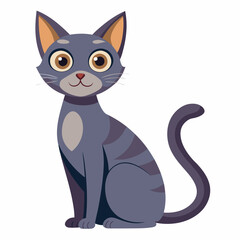 Obraz premium black and white cat