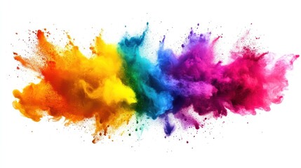 Abstract Colorful Explosion