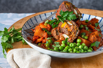 Bragioli - traditional Maltese beef olives or stuffed beef rolls