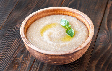 Amaranth Porridge bowl