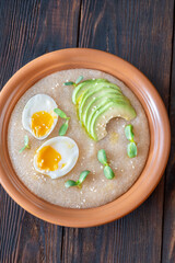 Amaranth Porridge bowl